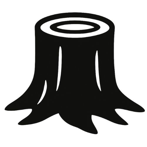 Stump removal icon